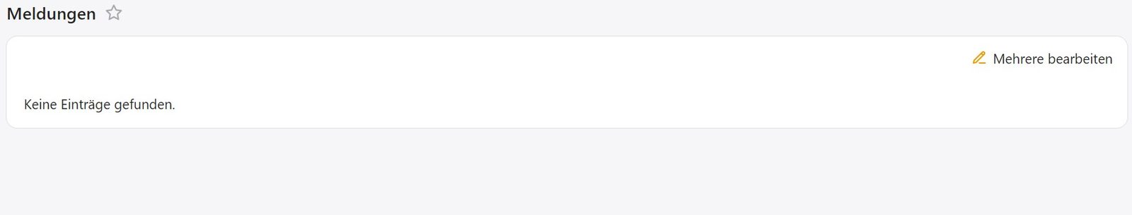 a11y Backend &mdash; Meldungen