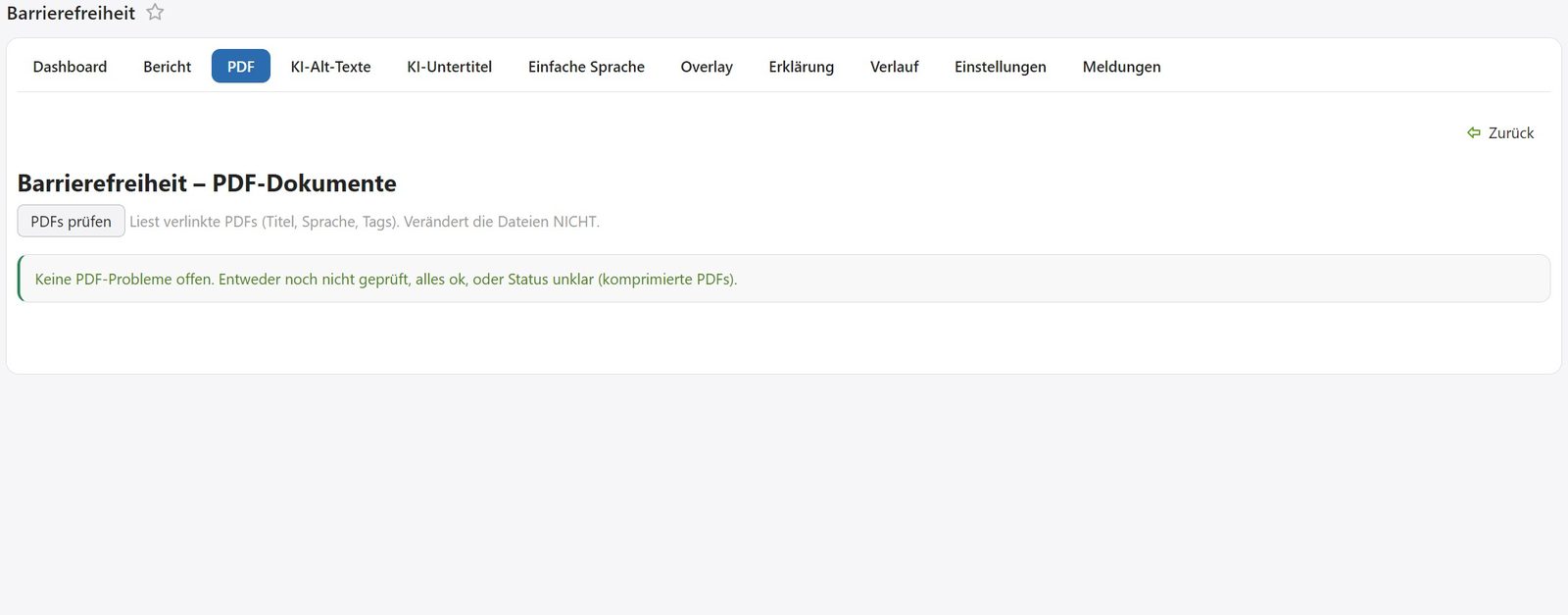 a11y Backend &mdash; PDF